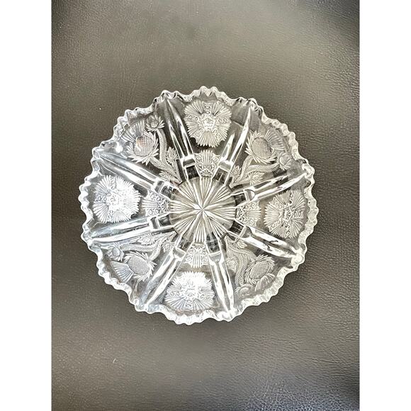 Vintage Other - Vintage EAPG Thistle Higbee Master Berry Glass  Bowl